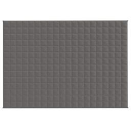 Berkfield Home Weighted Blanket Grey 140x200 cm Single 10 kg Fabric - thumbnail 3