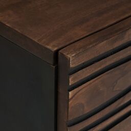 Berkfield Home Coffee Table - 80 x 50 x 40 cm, made from solid wood & engineered wood in Brown - Size: 80 x 50 x 40 cm - thumbnail 6