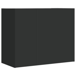 Berkfield Home Wall Cabinet Black 75x35x60 cm Engineered Wood - Size: 75 x 35 x 60 cm - thumbnail 6