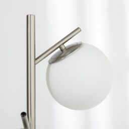 HOMCOM Modern Tree Floor Lamp with 3 Light, for Living Room Bedroom in Silver - thumbnail 7