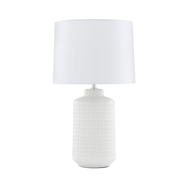 Pagazzi Ebbie White Ceramic Table Lamp - image 1