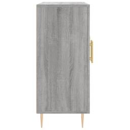 Berkfield Home Sideboard Grey Sonoma 90x34x80 cm Engineered Wood - Size: 90 x 34 x 80 cm - thumbnail 7