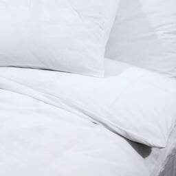 Berkfield Home Elegant Duvet Cover Set White 220x240 cm Cotton - thumbnail 7