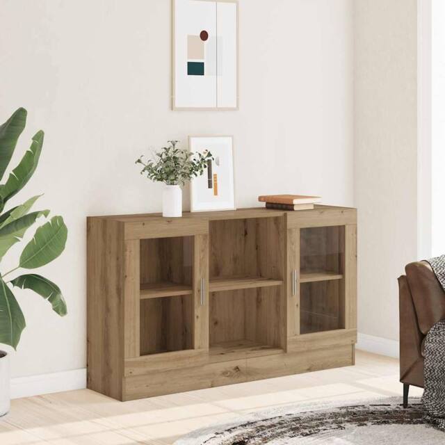 Berkfield Home Sideboard Artisan Oak 120x30.5x70 cm Engineered Wood in Brown - image 1