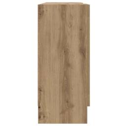 Berkfield Home Sideboard Artisan Oak 120x30.5x70 cm Engineered Wood in Brown - thumbnail 5