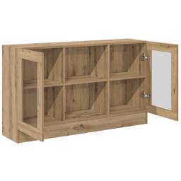 Berkfield Home Sideboard Artisan Oak 120x30.5x70 cm Engineered Wood in Brown - thumbnail 7