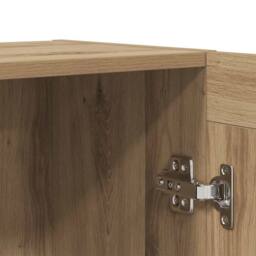 Berkfield Home Sideboard Artisan Oak 120x30.5x70 cm Engineered Wood in Brown - thumbnail 8