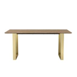 Wyld Haus Sazzuma Rectangular Dining Table Wood Effect Top in Natural - thumbnail 3