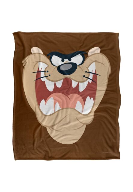 Warner Brothers Looney Tunes Officially Licensed Silky Touch Super Soft Throw Blanket 152 x 127 cm in White - image 1