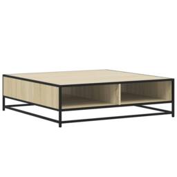 Berkfield Home Durable Coffee Table Sonoma Oak 100x100x30 cm Engineered Wood and in Brown - Size: 100 x 100 x 30 cm - thumbnail 7