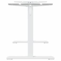 Berkfield Home Standing Desk Frame White (94-135)x60x(70-114) cm Steel - thumbnail 6
