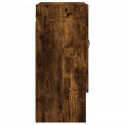 Berkfield Home Wall Cabinet Smoked Oak 60x31x70 cm Engineered Wood in Brown - Size: 60 x 31 x 70 cm - thumbnail 7