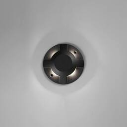 Netlighting Loth Outdoor LED Recessed Ground Light Black 4x 3W 3000K IP67 - thumbnail 2