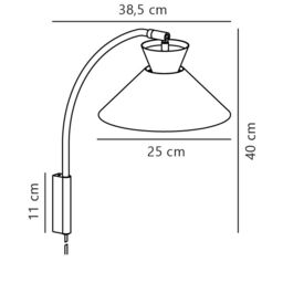 Nordlux Modern Indoor Wall Light Black Metal E27 Retro - No, IP20 - thumbnail 8