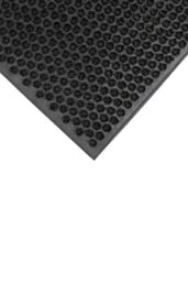JVL Black Rubber Condor Astro Turf Effect Doormat 40x60cm - Size: 40 cm x 60 cm - thumbnail 4