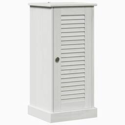 Berkfield Home Bathroom Cabinet with Shelf with Storage with Door Antique white MDF