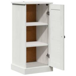 Berkfield Home Bathroom Cabinet with Shelf with Storage with Door Antique white MDF - thumbnail 5