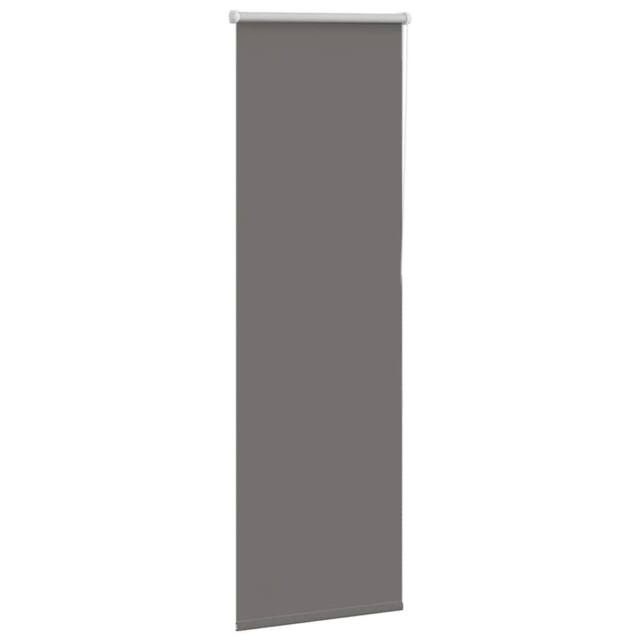 Berkfield Home Roller Blind Blackout Grey 40x175 cm Fabric Width 35.7 cm Polyester - image 1