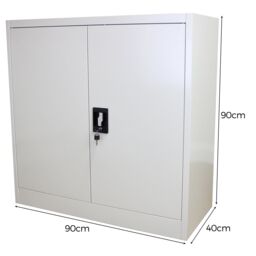 Monstershop Metal Filing Cabinet 90cm in Grey - thumbnail 5
