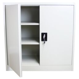 Monstershop Metal Filing Cabinet 90cm in Grey - thumbnail 2