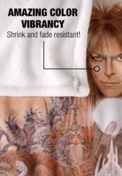 Jim Henson Labyrinth Maze Montage Poster Silky Touch Super Soft Throw Blanket 152 X 127 cm in White - thumbnail 4