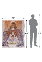 Jim Henson Labyrinth Maze Montage Poster Silky Touch Super Soft Throw Blanket 152 X 127 cm in White - thumbnail 5