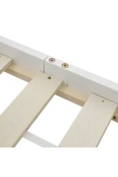Living and Home Grey Montessori Children's Floor Bed with White Headboard - thumbnail 6