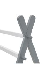 Living and Home Grey Montessori Children's Floor Bed with White Headboard - thumbnail 4