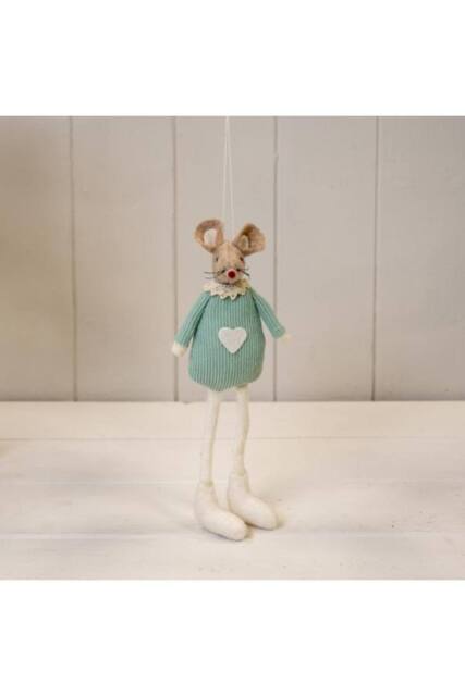 KDMD Green Fabric Sitting / Hanging Mouse - image 1