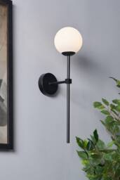 BHS Lighting Suzie Rechargeable Wall Light in Black - thumbnail 4