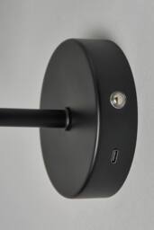 BHS Lighting Suzie Rechargeable Wall Light in Black - thumbnail 3