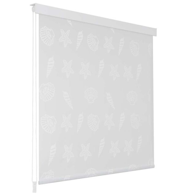 Berkfield Home Shower Roller Blind 120x240 cm Sea Star in Grey - image 1