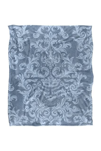 Netflix Bridgerton Bee Mask Damask Pattern Soft Throw Blanket 152 X 127 Cm - image 1