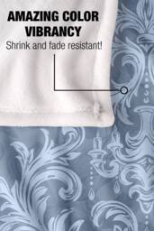 Netflix Bridgerton Bee Mask Damask Pattern Soft Throw Blanket 152 X 127 Cm - thumbnail 4