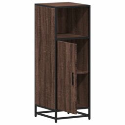 Berkfield Home Bathroom Cabinet Brown Oak 35x37.5x100 cm Engineered Wood - thumbnail 6