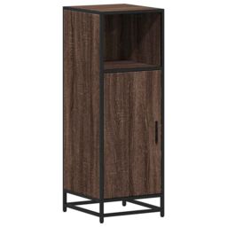 Berkfield Home Bathroom Cabinet Brown Oak 35x37.5x100 cm Engineered Wood - thumbnail 2