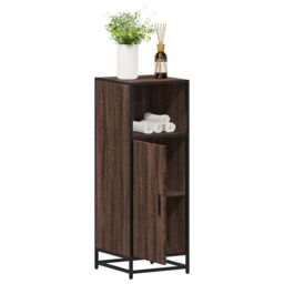 Berkfield Home Bathroom Cabinet Brown Oak 35x37.5x100 cm Engineered Wood - thumbnail 1