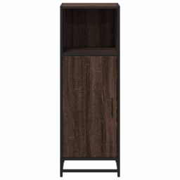 Berkfield Home Bathroom Cabinet Brown Oak 35x37.5x100 cm Engineered Wood - thumbnail 5