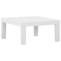 Berkfield Home Garden Lounge Table Plastic White