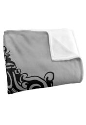 Harry Potter Slytherine Crest Silky Touch Super Soft Throw Blanket 152 X 127 cm in White - thumbnail 3