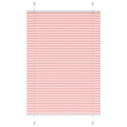 Berkfield Home Pleated Blind Pink 95x100 cm Fabric Width 94.4 cm Polyester