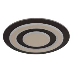 Netlighting Jayden 48cm Semi Flush Ceiling Light Matt Black LED 3000K - thumbnail 2