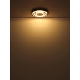 Netlighting Jayden 48cm Semi Flush Ceiling Light Matt Black LED 3000K - thumbnail 4