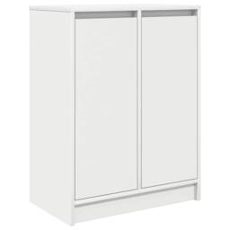 Berkfield Home Sideboard White 57x34x76 cm Engineered Wood - Size: 57 x 34 x 76 cm - thumbnail 1