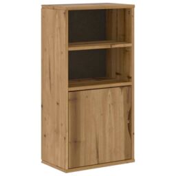 Berkfield Home Side Cabinet ODDA 40x24x79 cm Solid Wood Pine in Brown - Size: 40 x 24 x 79 cm - thumbnail 2