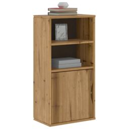 Berkfield Home Side Cabinet ODDA 40x24x79 cm Solid Wood Pine in Brown - Size: 40 x 24 x 79 cm
