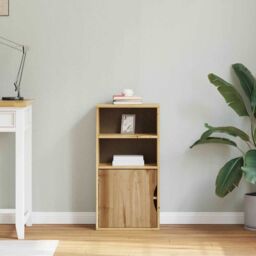 Berkfield Home Side Cabinet ODDA 40x24x79 cm Solid Wood Pine in Brown - Size: 40 x 24 x 79 cm - thumbnail 3