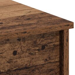 Berkfield Home Coffee Table Old wood 102 x 50 x 52.5 cm Engineered wood in Brown - thumbnail 9
