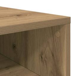 Berkfield Home Shoe Rack Artisan Oak 54x34x100.5 cm Engineered Wood in Brown - thumbnail 7