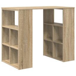 Berkfield Home Corner Desk Sonoma oak MDF Medium Sonoma Oak Corner Desk in Brown - thumbnail 6